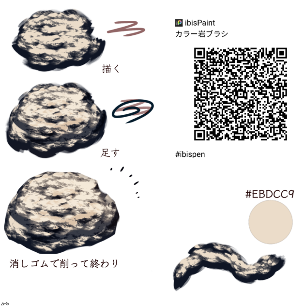 岩ブラシ