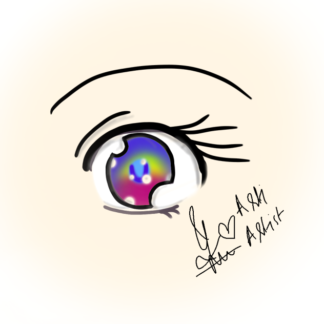 how to draw a anime eye ibisPaint
