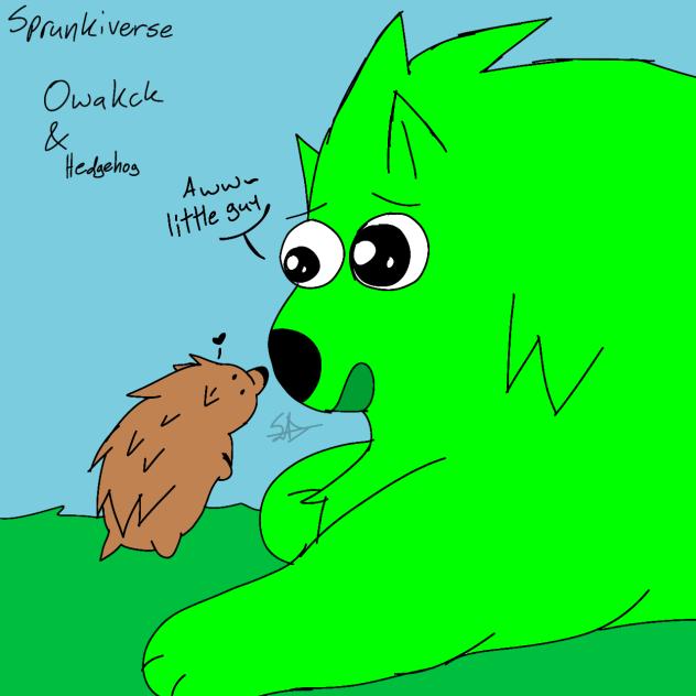 Owakck and Hedgehog- Sprunki