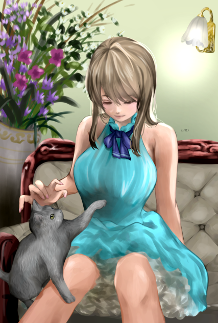 blue
