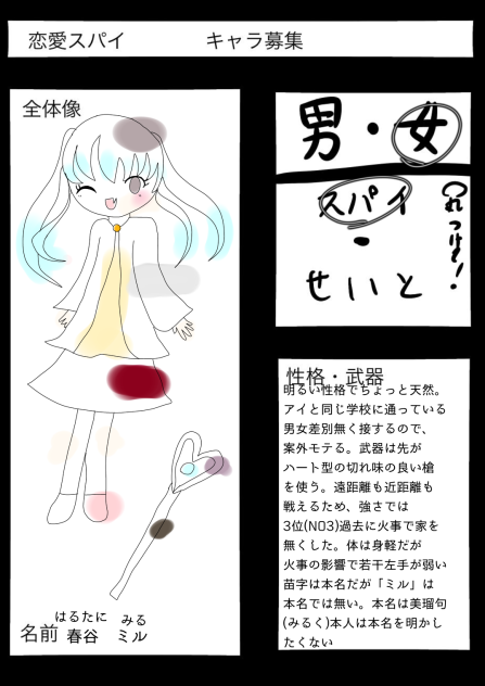 キャラ募集しました！