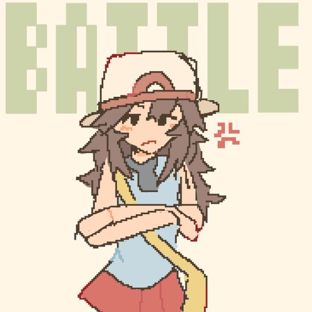 angry leaf doodle