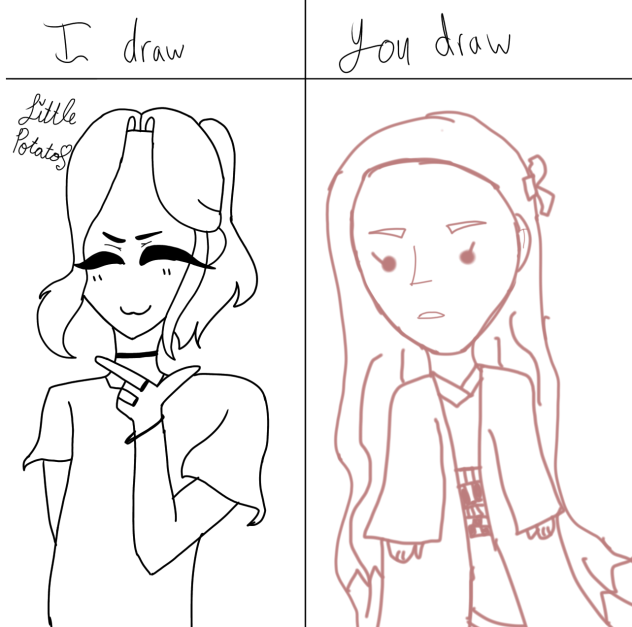 I did a -I draw you draw - ibisPaint