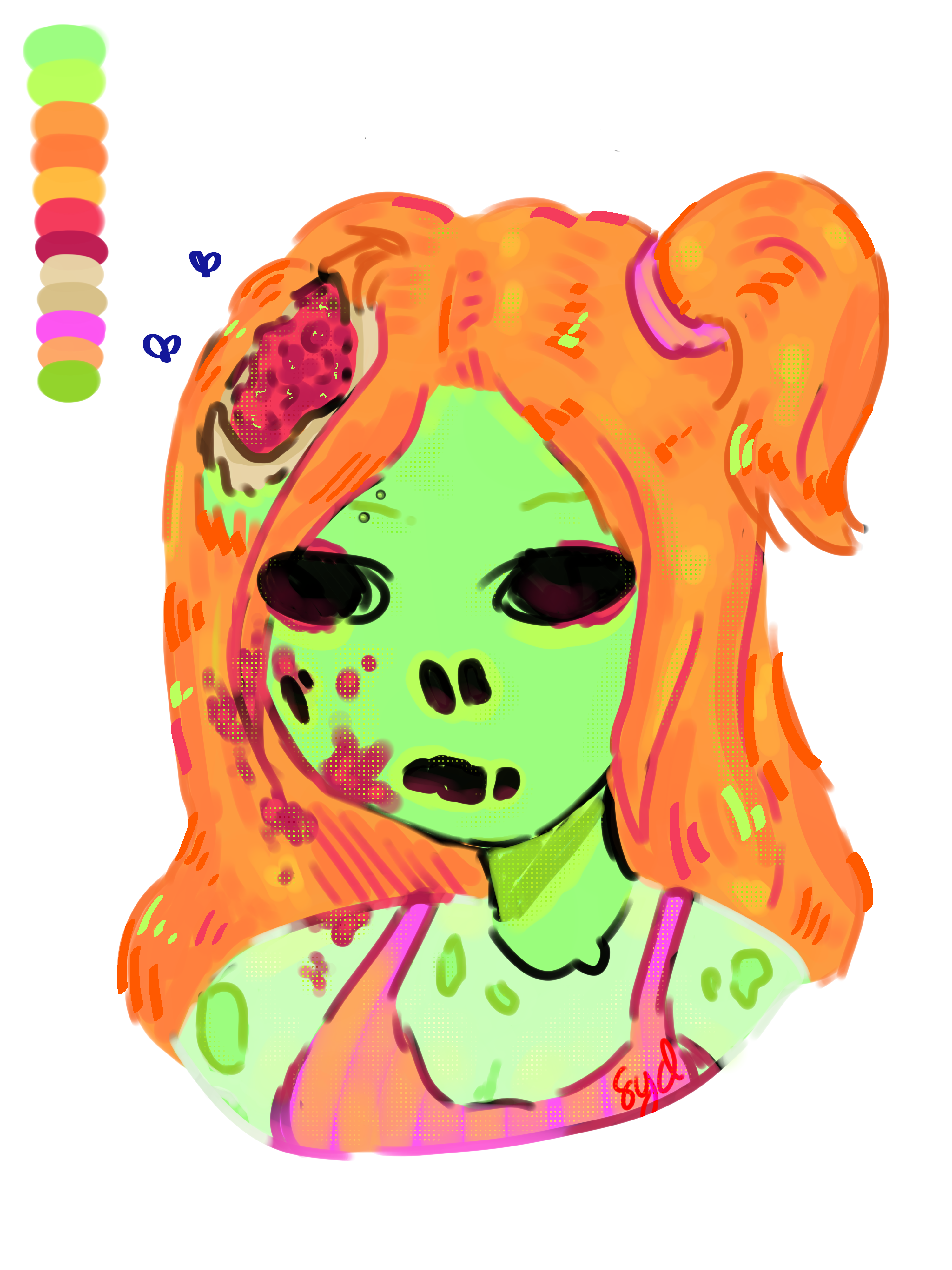 Chloe the Zombie - ibisPaint