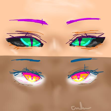 Drawing eyes 👀