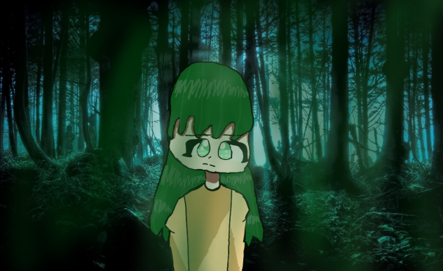 In the forest with some zombies🧟‍♂️