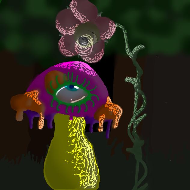 weirdcore art 🍄 🌹