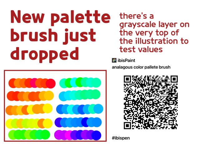 analogous palette brush code