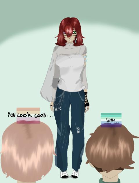 i drew her a little outfit - ibisPaint