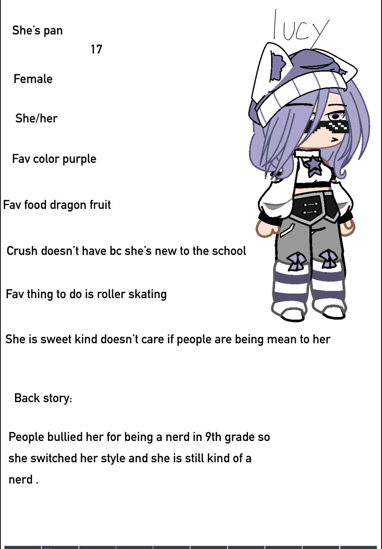 Lucy for Gacha story ibisPaint