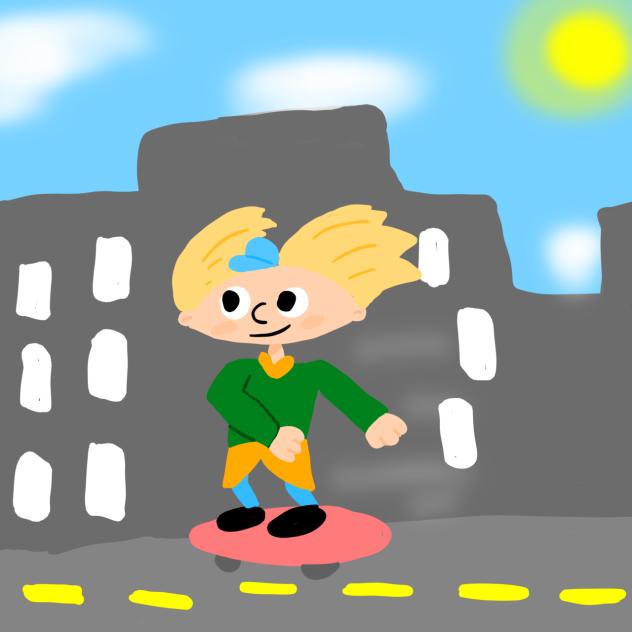 Hey Arnold Skateboarding