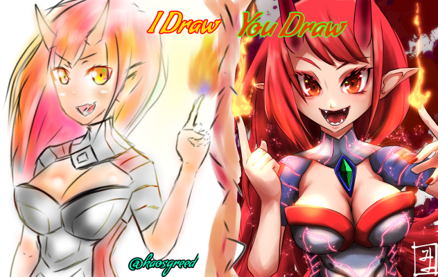 I draw you draw with  Rafael Y.O.Y