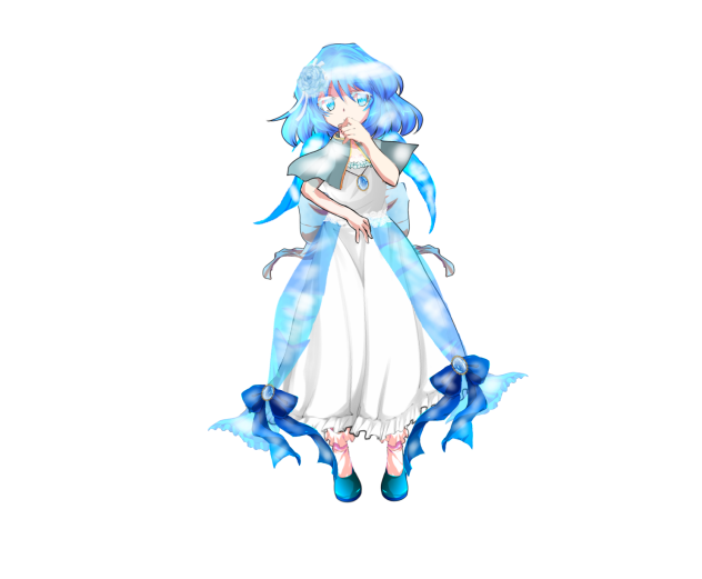 [東方立ち絵改変]空雲 天(そらぐも あま)