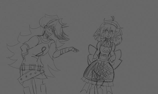 The Stewart twins sketch