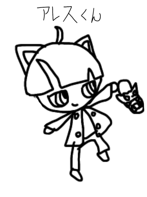 オバケイドロおめかしアレスくん