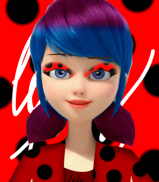 Cool marinette in ladybug cloak