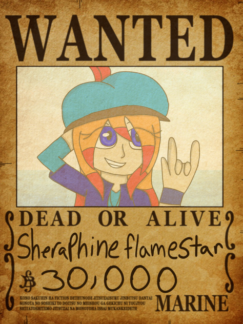 sheraphine wanted poster