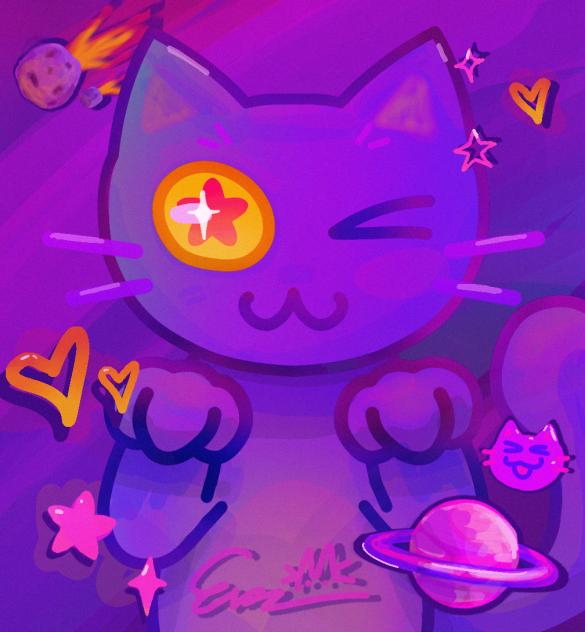 Galaxy cat!!
