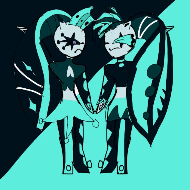 Glitzandra and Glamantha