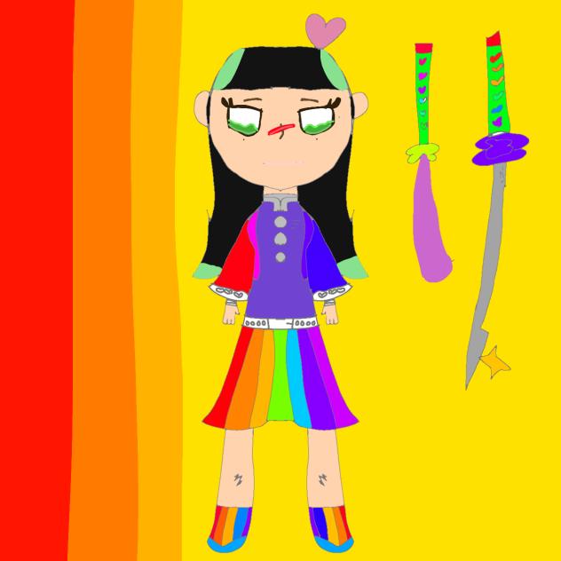 six yr kids making a kny oc be like