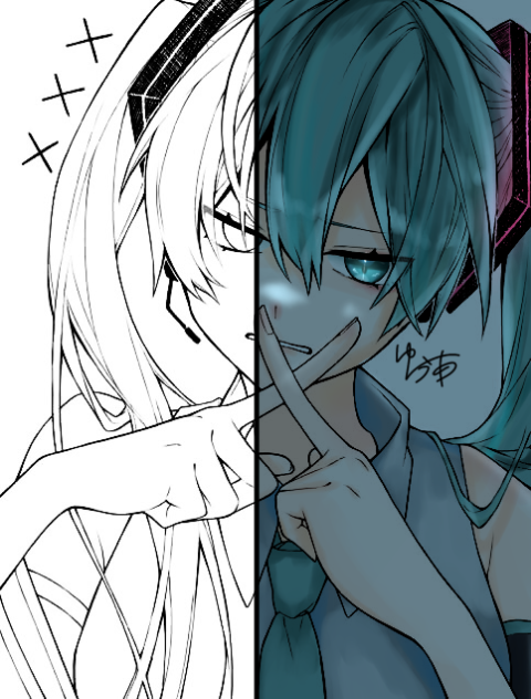 ミク〜合作しよ！！