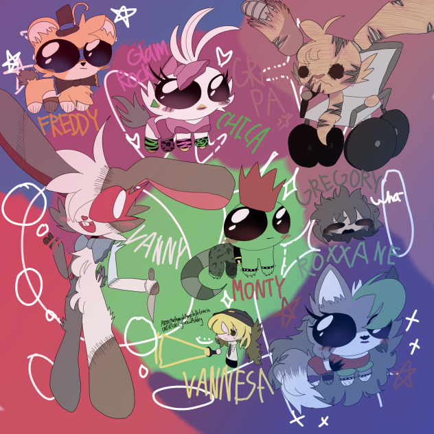 ✦Drawing Fnaf SB Characters✦!