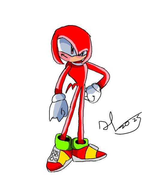 knuckles my New Art style