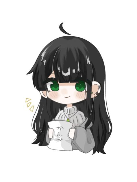 まなちゃんの立ち絵！　なんかドヤ顔っぽいやつ