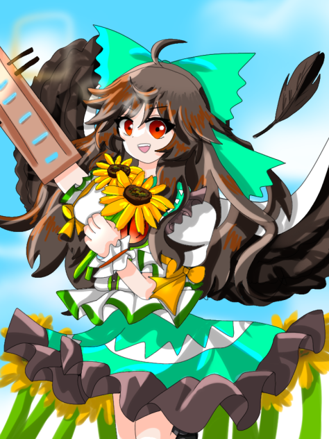 ひまわり×お空