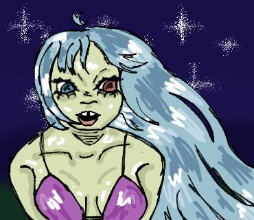little alien girl