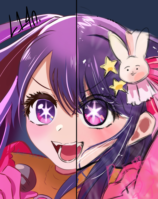 星野アイ友達と書いてみた？！　🗣️🗣️🗣️