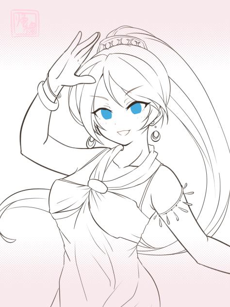#杉坂海 線画