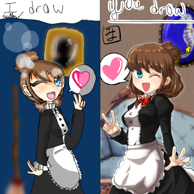 I draw you draw with Willow