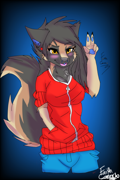 my fursona samara