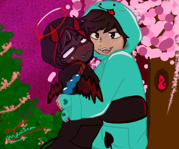 Fanart for ✨Badboyhalo and Skeppy✨