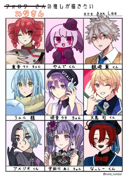 みなさんの推しが描きたい 完成