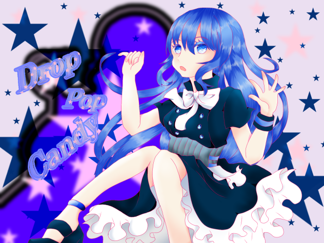 Dorop pop Candy塗り絵