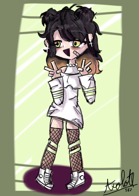 original character! 💚 - ibisPaint