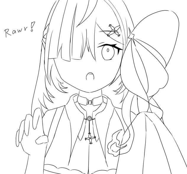 おばけ👻　線画