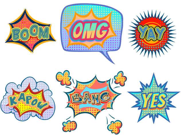 Retro Pop stickers 1
