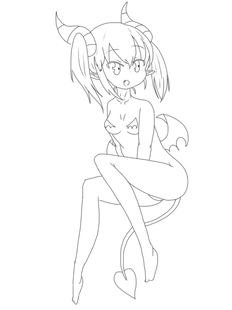 名無しちゃん(仮) 線画