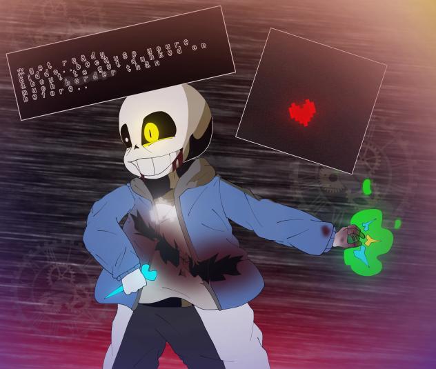 undertale last breath RENEWED fan art