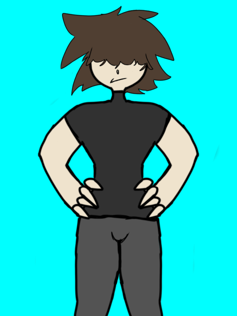 My first male oc (that i have ever drew)