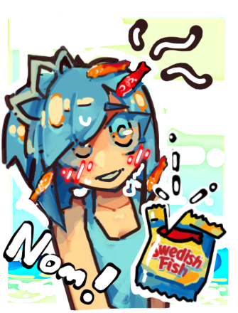 fish gummy’s nom nom nom