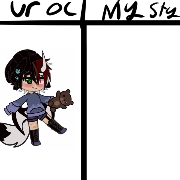 my oc, your style