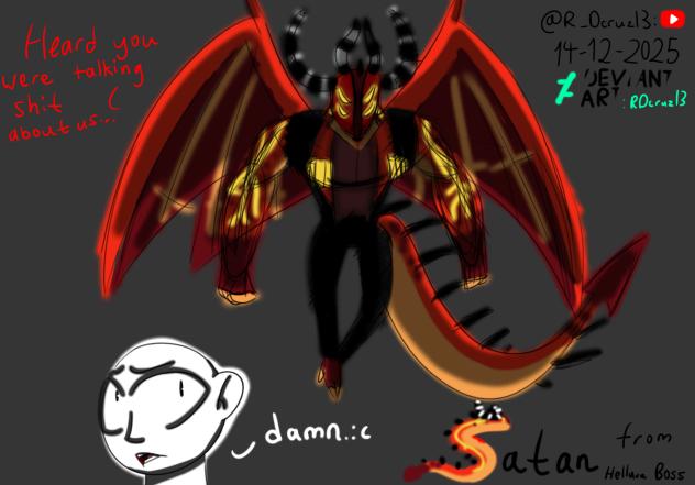 Satan Helluva Boss fanart