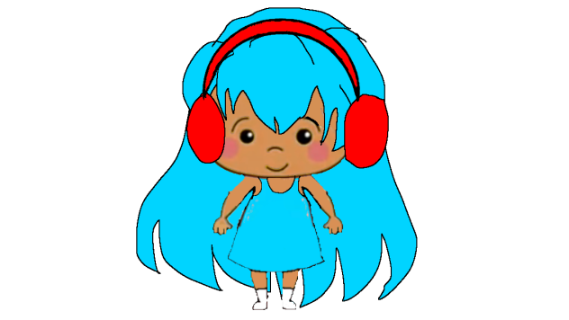 Rap Girl In The Bobby & Robby Art Style