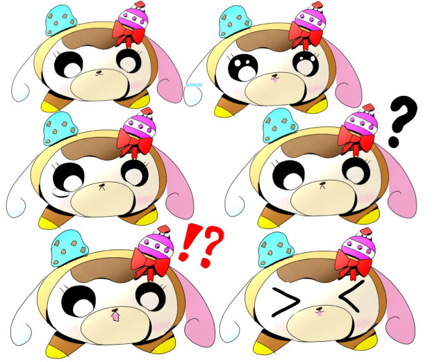 下手な立ち絵　パルフェバージョン