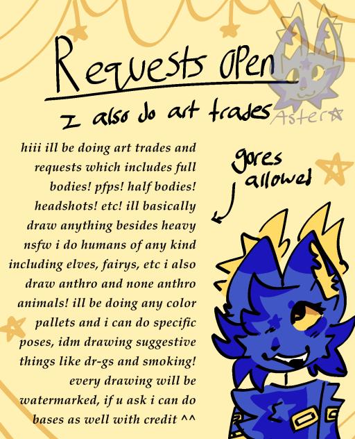 requests open!