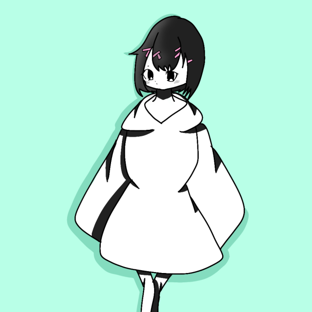 Latteさん　線画フリー2塗った！